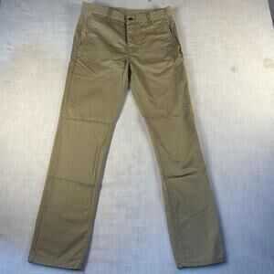 Levi's Regular Tapered Fit Khaki 100% Cotton Pants Men's Size 30x32 (31”)